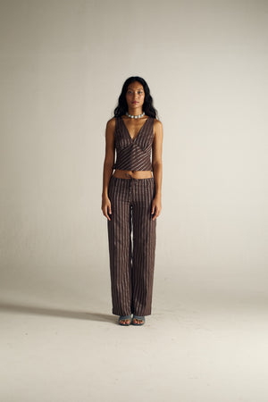 LOW WAIST RELAXED TROUSERS