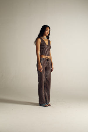 LOW WAIST RELAXED TROUSERS