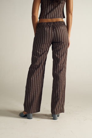 LOW WAIST RELAXED TROUSERS