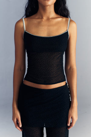 LACE TRIM TANK TOP