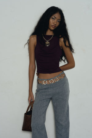 Backless Draping Top
