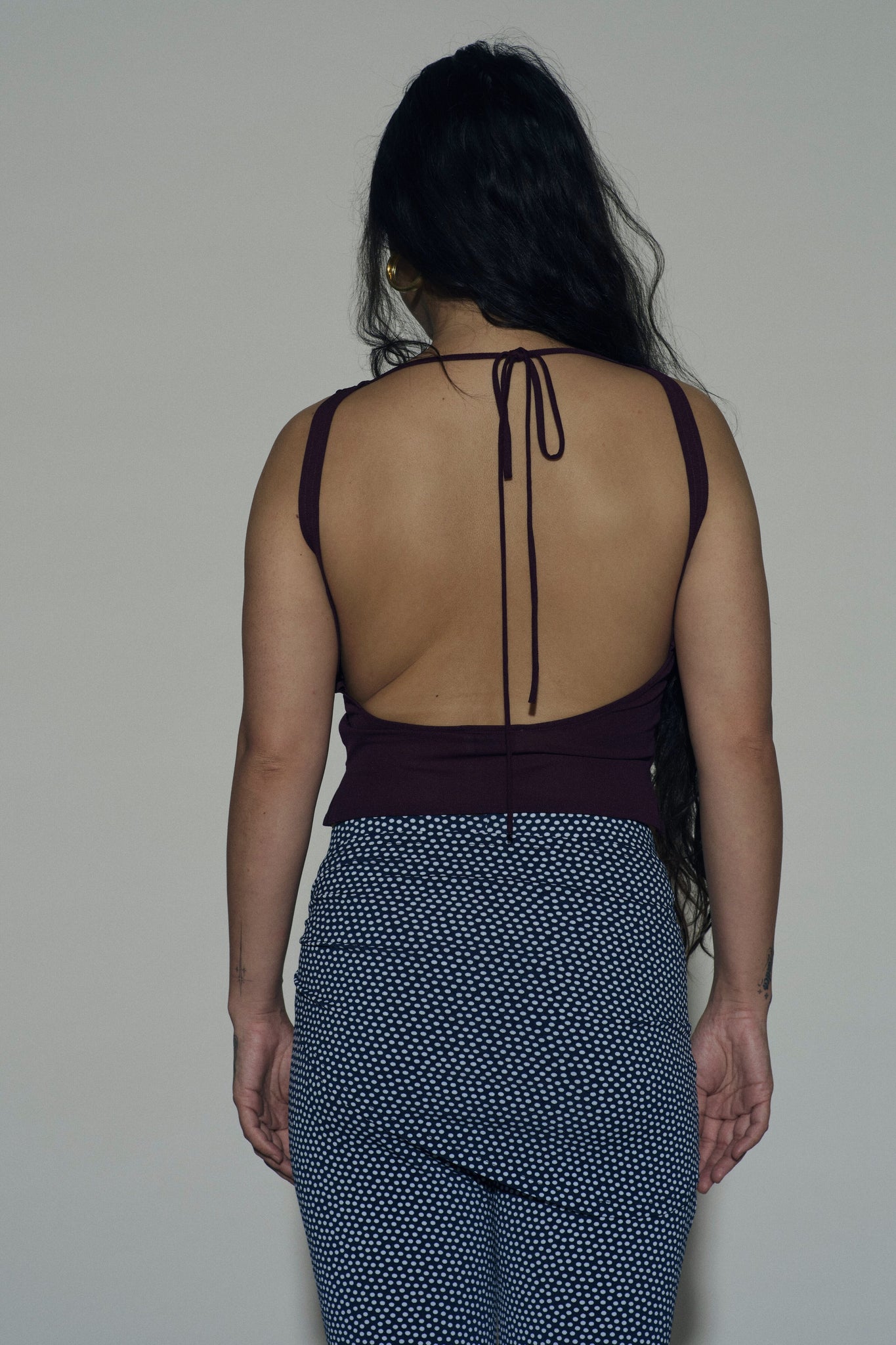 Backless Draping Top